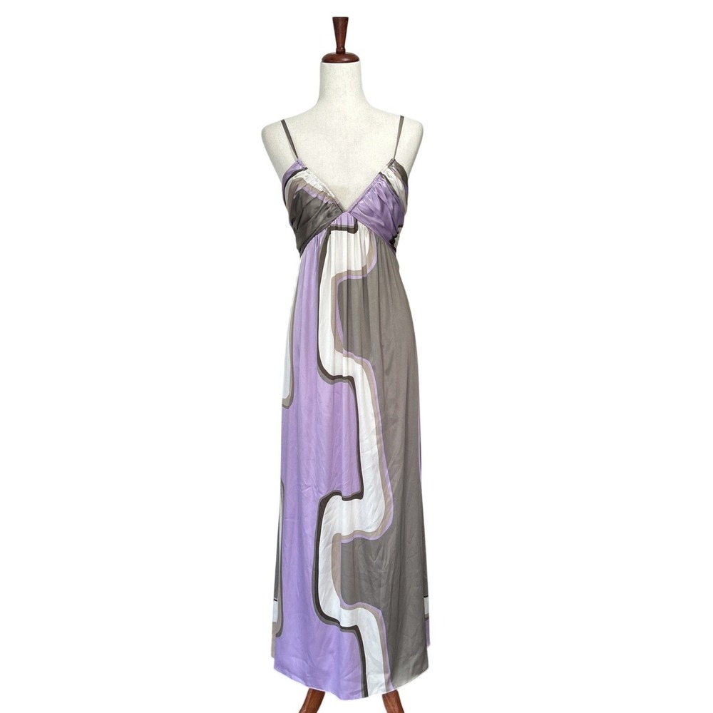 ABS Allen Schwartz Collection Size 4 Dress Open Back Hippie Boho Cocktail Party